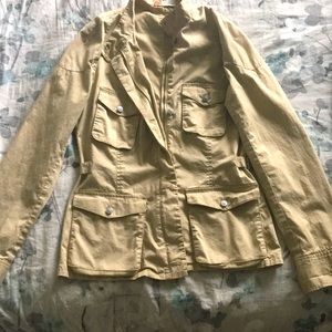 Cream colored Raincoat